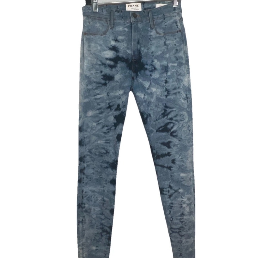 Frame Denim women's Tie-Dye Skinny Jeans